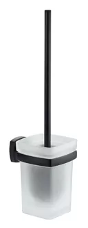 Toilet brush set Quinto black mat