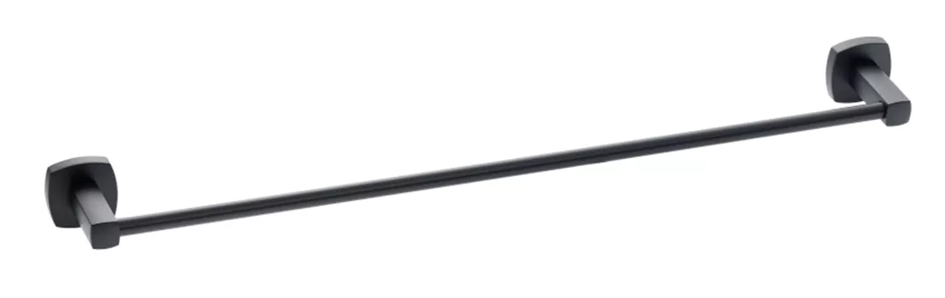 Towel rail Quinto black mat