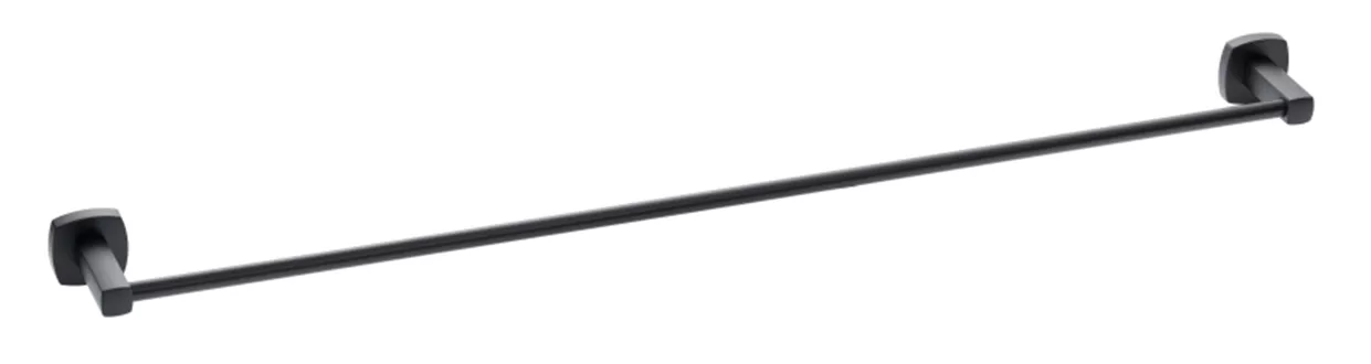 Towel rail Quinto black mat