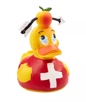 Canard de bain Guillome Tell jaune
