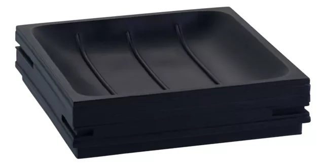 Porte-savonnette Quadrotto noir