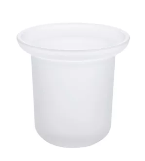 Spare pot to toilet brush set frosted