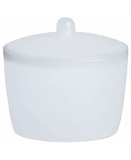 Kosmetikdose Trend Frosted weiss transparent