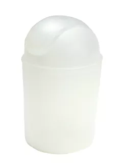 Schwingdeckeleim.Trend Frosted gross weiss transparent