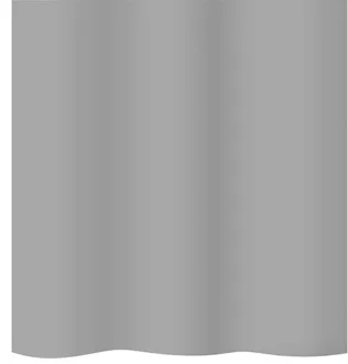 Shower curtain textile Basic - gray