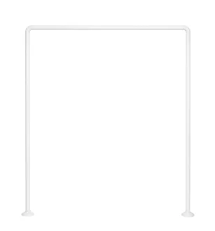 Tension rod for shower curtain white