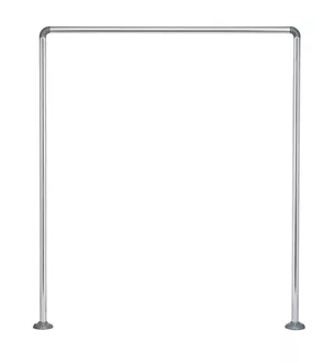 Tension rod for shower curtain chrom